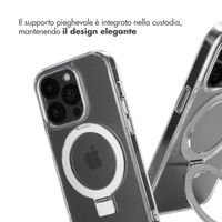 Accezz Cover con anello e supporto con MagSafe Apple iPhone 14 Pro - Trasparente