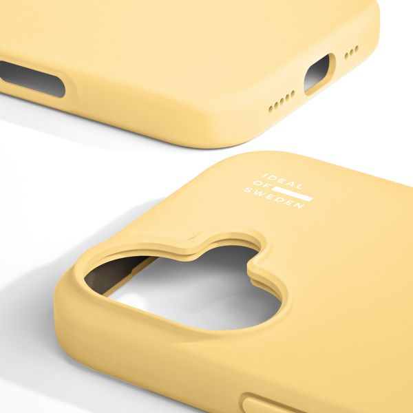 iDeal of Sweden Cover in silicone con MagSafe Apple iPhone 17 - Soft Lemon