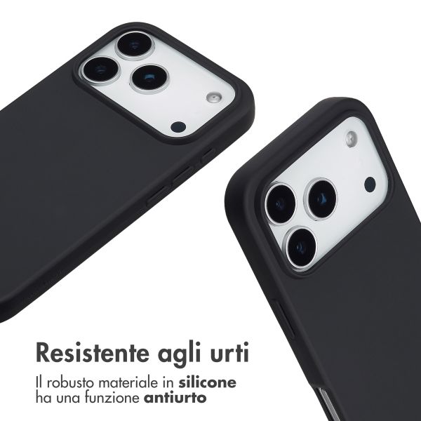 imoshion Cover in Silicone con Cordino Apple iPhone 17 Pro - Nero