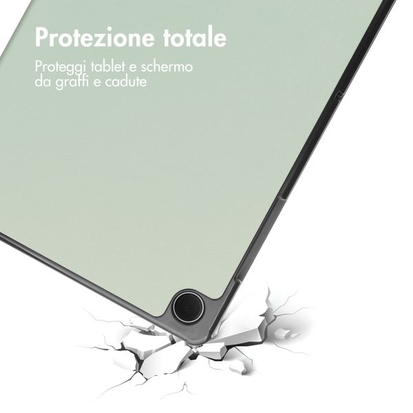 imoshion Cover a libro Trifold Samsung Galaxy Tab A9 Plus - Verde chiaro