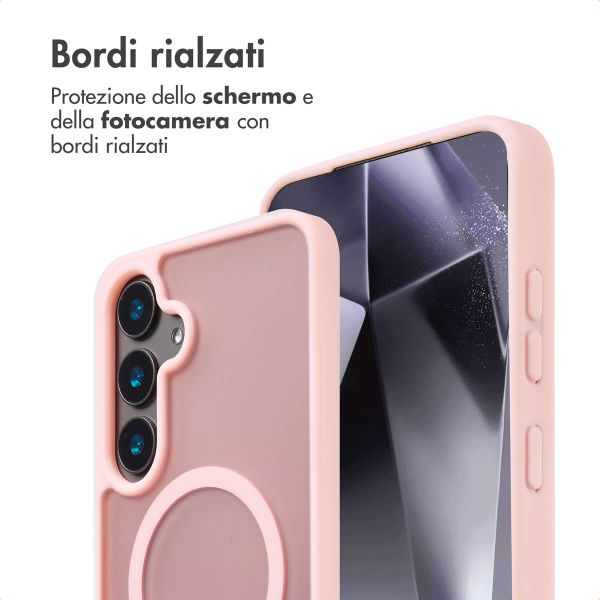 imoshion Cover posteriore Color Guard con MagSafe Samsung Galaxy S24 Plus - Rosa chiaro