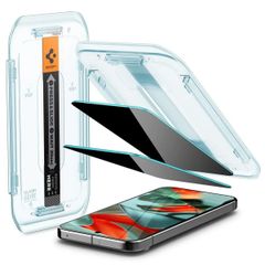 Spigen Vetro temperato privacy GLAStR EZ Fit + Applicatore - confezione da 2 Google Pixel 9 Pro XL / 10 Pro XL