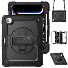 Accezz Cover Posteriore Resistente con tracolla Apple iPad Pro 13 (2025) M5 / (2024) M4 - Nero