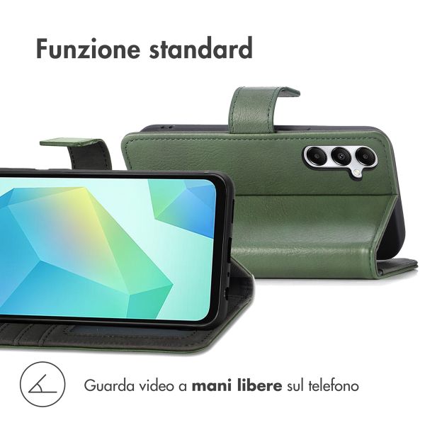 imoshion Cover a libro di Lusso Samsung Galaxy A16 - Verde