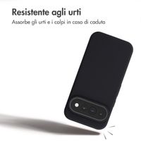 Accezz Cover in silicone liquido con MagSafe Google Pixel 11 / 11 Pro / 10 / 10 Pro - Nero