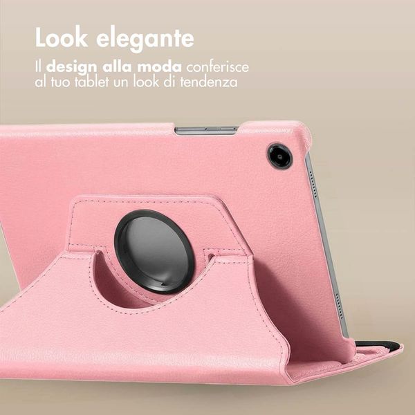 imoshion Cover Girevole a 360° Samsung Galaxy Tab A9 8.7 pollici - Rosa