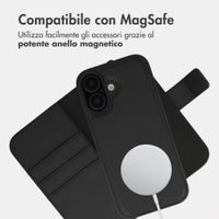 imoshion Cover a libro di lusso 2-in-1 rimovibile Apple iPhone 17 - Nero