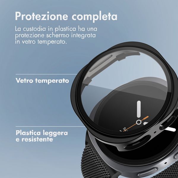 imoshion Cover rigida integrale Samsung Galaxy Watch 8 (44 mm) - Nero