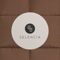 Selencia Cover Puffy per laptop 13-14 pollici - Laptopsleeve - Mocha Brown