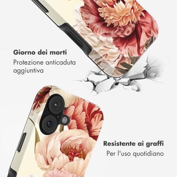 Selencia Cover posteriore Vivid con MagSafe Apple iPhone 17 - Vintage Peony