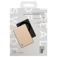 iDeal of Sweden MagSafe Powerbank Slim 5.000 mAh - Powerbank wireless - Gold