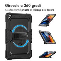 Accezz Cover Posteriore Resistente con tracolla Apple iPad Air 3 (2019) / Pro 10.5 (2017) - Nero