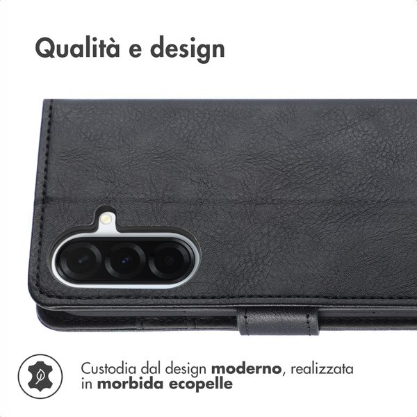 imoshion Cover a libro di Lusso Samsung Galaxy A57 (5G) - Nero