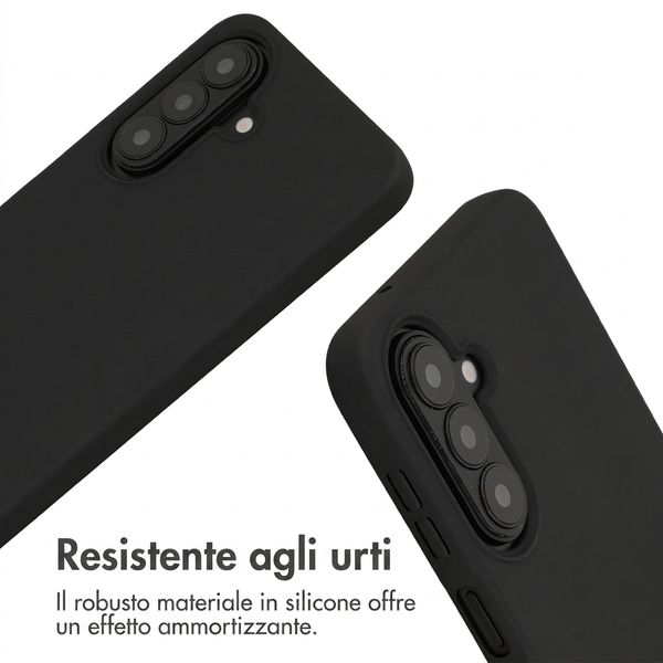 imoshion Cover in Silicone con Cordino Samsung Galaxy A27 (5G) - Nero