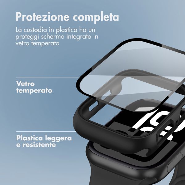 imoshion Cover rigida integrale Apple Watch 10 / 11 - 42 mm - Nero