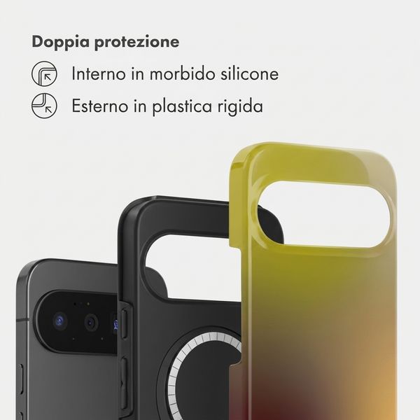 Selencia Cover posteriore Vivid con MagSafe Google Pixel 11 Pro - Gradient Olive Dust