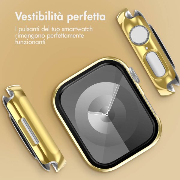 imoshion Cover rigida integrale lucida Apple Watch 7 / 8 / 9 - 45 mm - Oro