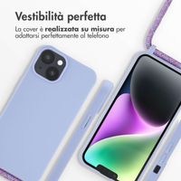 imoshion Cover in Silicone con Cordino Apple iPhone 14 - Viola