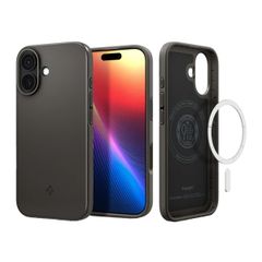Spigen Cover posteriore Thin Fit MagSafe Apple iPhone 17 - Gunmetal