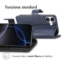 imoshion Cover a libro di Lusso Apple iPhone 17 - Blu scuro