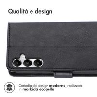 imoshion Cover a libro di Lusso Samsung Galaxy A55 - Nero