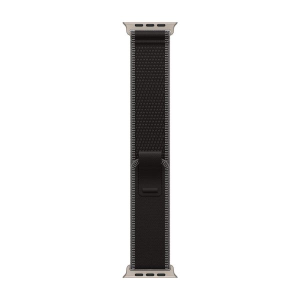 Apple Cinturino Trail Loop Apple Watch | 44/45/46/49 mm - Taglia S/M - Charcoal Black / Natural Titanium