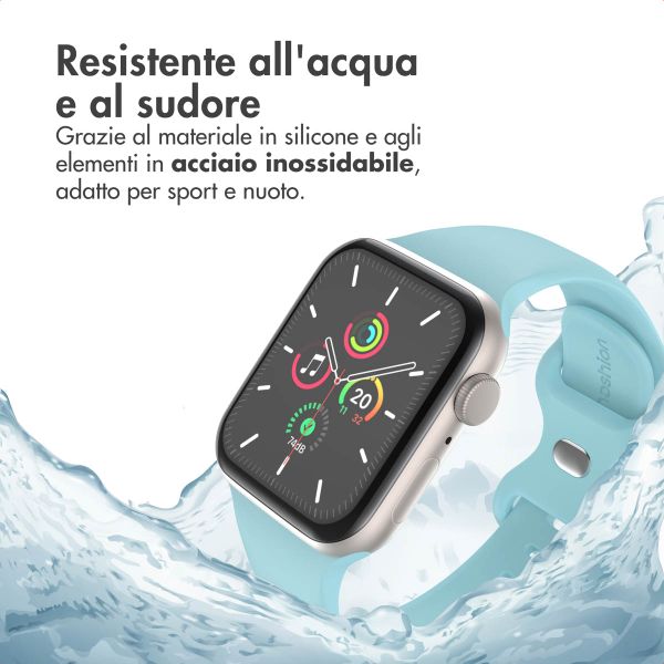 imoshion Cinturino in silicone⁺ Apple Watch | 38/40/41/42 mm - Taglia S/M - Sapphire Blue