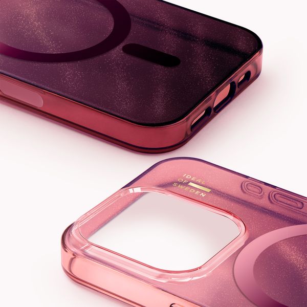 iDeal of Sweden Cover Trasparente con MagSafe Apple iPhone 16 Pro - Cherry Lacquer
