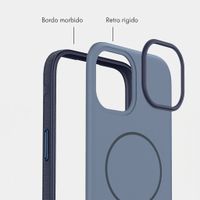 imoshion Cover posteriore Color con Thin MagSafe Ring Apple iPhone 15 - Blu scuro