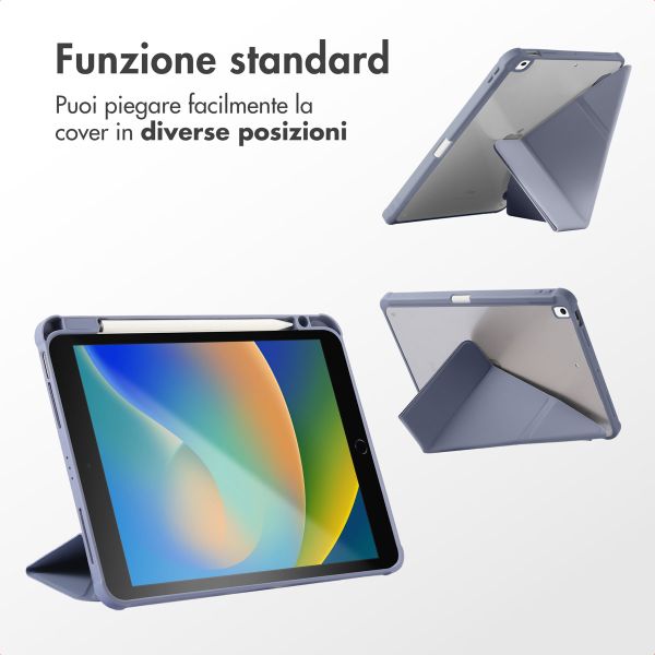 imoshion Cover Origami Apple iPad 9 (2021) 10.2 pollici / iPad 8 (2020) 10.2 pollici / iPad 7 (2019) 10.2 pollici - Lavender