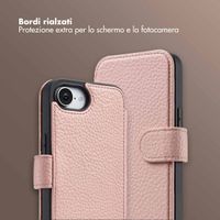 Selencia Cover Riva con MagSafe e cordino Apple iPhone 17e / 16e - Old Pink