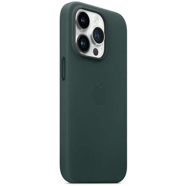 Apple Cover Posteriore in Pelle con MagSafe Apple iPhone 14 Pro - Forest Green