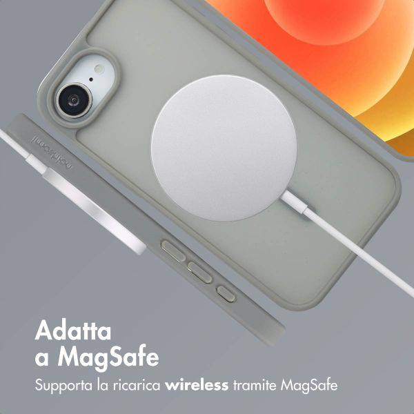 imoshion Cover posteriore Color Guard con MagSafe Apple iPhone 17e / 16e - Grigio