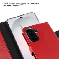 Selencia Cover a libro in vera pelle Samsung Galaxy S26 - Rosso