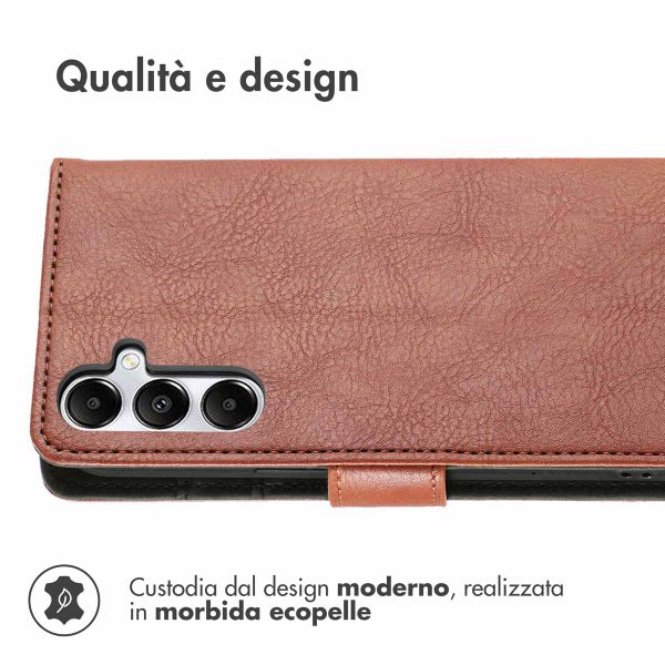 imoshion Cover a libro di Lusso Samsung Galaxy A17 (5G) / (4G) - Marrone