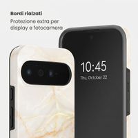 Selencia Cover posteriore Vivid con MagSafe Google Pixel 11 - Golden Beige Marble