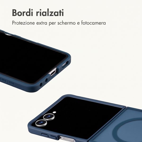 imoshion Cover posteriore Color Guard con MagSafe Samsung Galaxy Z Flip 8 - Blu scuro