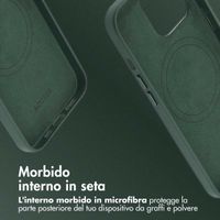 Accezz Cover in Pelle con MagSafe Apple iPhone 13 Pro - Cedar Green