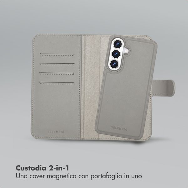 Selencia Libreria rimovibile Olyn con MagSafe Samsung Galaxy S26 Plus - Grigio