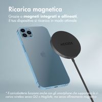 Accezz Caricabatterie Wireless USB-C - Caricatore Senza Fili MagSafe e Qi2 - 1 metro - Nero