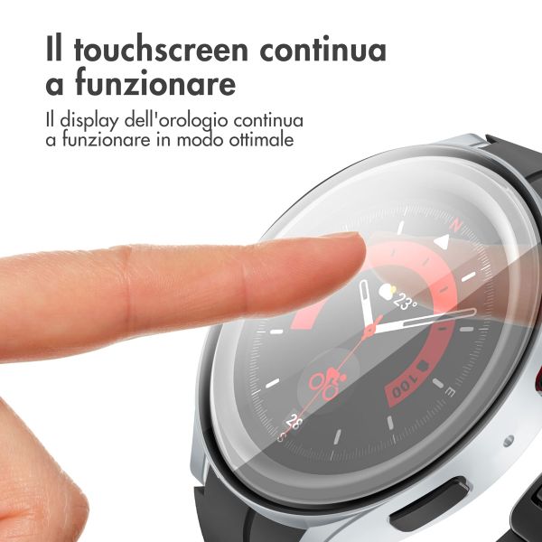 imoshion Cover rigida integrale Samsung Galaxy Watch 6 - 44 mm - Argento