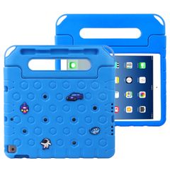 imoshion Cover per tablet a prova di bambino con bambole rimovibili Apple iPad 9 (2021) 10.2 pollici / iPad 8 (2020) 10.2 pollici / iPad 7 (2019) 10.2 pollici - Blu