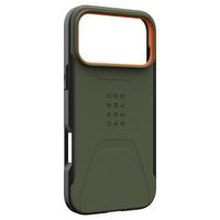 UAG Cover Posteriore Civilian con MagSafe Apple iPhone 17 Pro - Olive Orange