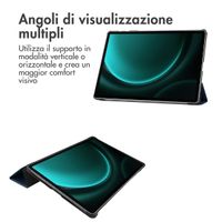 imoshion Cover a libro Trifold Samsung Galaxy Tab S10 Plus / Tab S9 FE Plus / Tab S9 Plus - Blu scuro