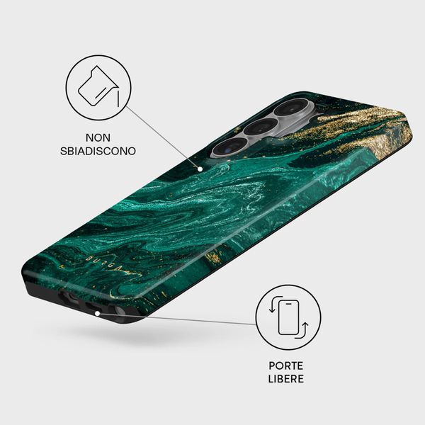 Burga Cover Posteriore Resistente con MagSafe Samsung Galaxy S26 Ultra - Emerald Pool