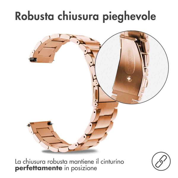 imoshion Cinturino in acciaio  - Attacco universale 18 mm - Oro rosa