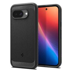 Spigen Cover Rugged Armor con MagSafe Google Pixel 9A - Matte Black