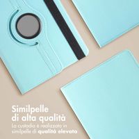 imoshion Cover Girevole a 360° Samsung Galaxy Tab A11 Plus / A9 Plus - Azzurro