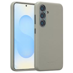 Accezz Cover in Pelle con MagSafe Samsung Galaxy S25 - Light Grey