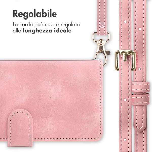 imoshion Cover a libro con Cordino Samsung Galaxy S26 - Rosa